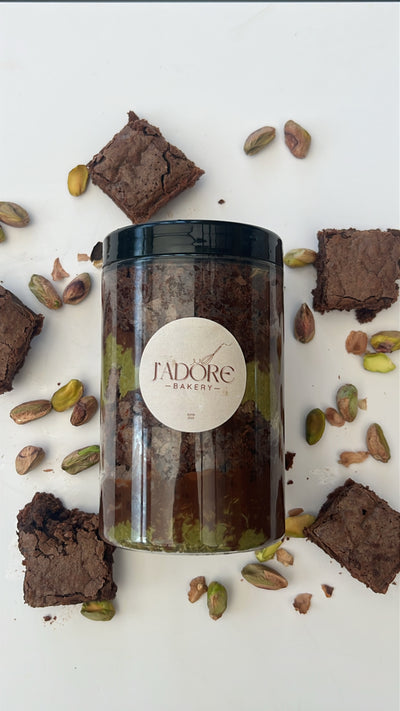Kunafa Brownie Jar