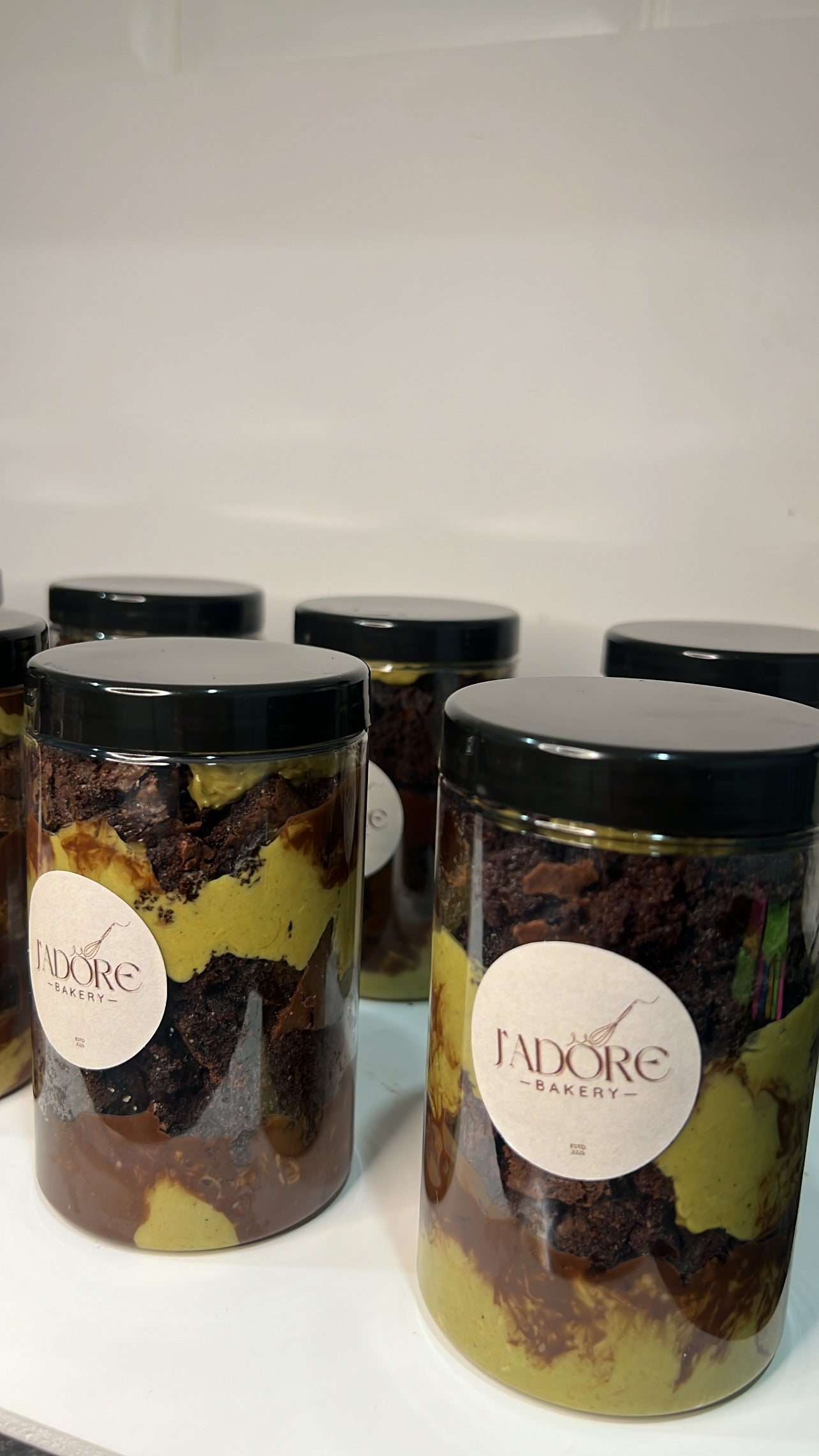 Kunafa Brownie Jar