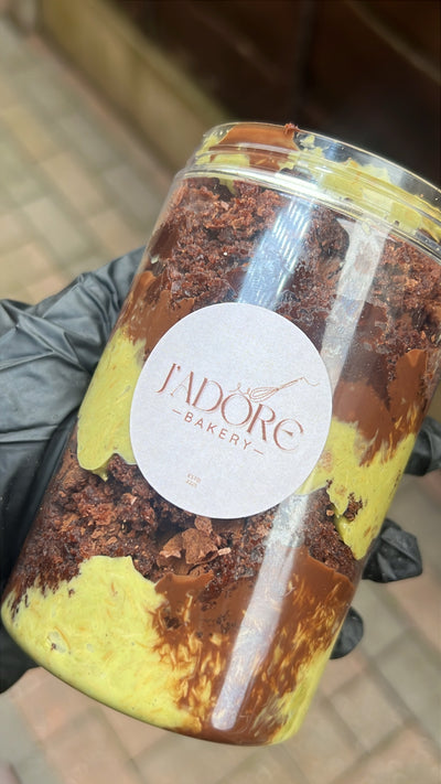 Kunafa Brownie Jar
