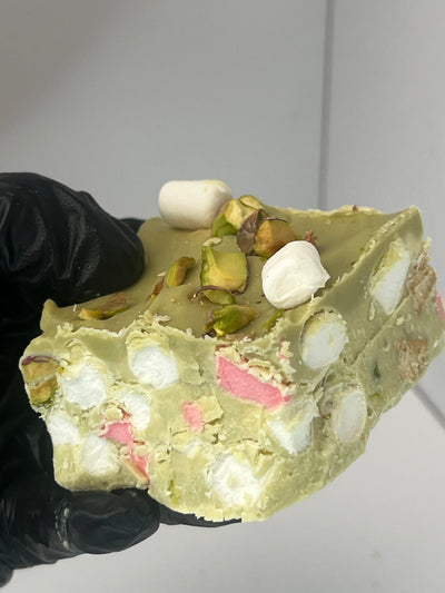 Individual Pistachio Rocky Road Square